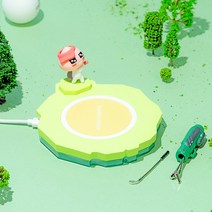 카카오프렌즈 홀인원 무선충전패드 어피치 고속 무선충전기 15W