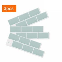 붙이는 벽지 셀프 웨인스코팅 템바보드 풀바른WODECOR 3 장-방수 벽 스티커 붙이는 DIY 벽지 지하철 3D, 06 T80056S