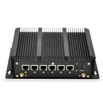 미니PC 팬리스 산업용 미니 PC 인텔 코어 i7 10510U 소프트 라우터 6 기가비트 Nic AES-NI 4 * USB3.0 Rs232 pfSense OPNsense VPN 방, [04] 32GB DDR4 Ram, [01] No Storage