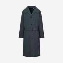 유니클로 U 트렌치 코트 다크 그레이 - 국내판 Uniqlo Trench Coat Dark Gray KR Sizing