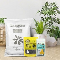 화분월드 분갈이흙 원예용상토 가드닝소일 50L 마사토 세트