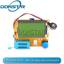 LCR-T4 디지털 LCD 디스플레이 트랜지스터 미터 3 극 커패시턴스 SCR 인덕턴스 테스터 ATMEGA328P-AU, [01] Tester
