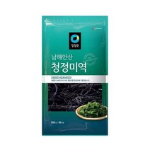 청정원 엄마손맛 맞벌이 우리가족 남해안산 청정 미역 200g (80인분) 국민국 아기국 산모 자취 집밥 간편식 오이냉국 무침 생일 산모 출산 미소장국, 6개
