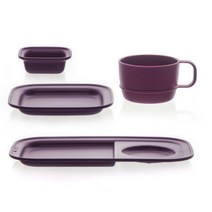 나인웨어 올디너리 데일리 브런치세트 식기세트 아이용식기, 빈티지 바이올렛