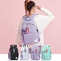SCOMPANY 리본 참장식 러블리 여학생 책가방 백팩 여아 고학년가방