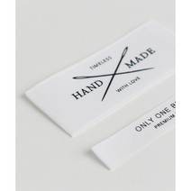 릴리패브릭 41-260 프리미엄 핸드메이드 라벨 세트_화이트