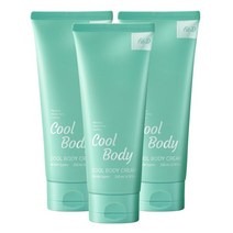 [핏디] 쿨바디 크림 200ml+리프팅 마사저 - 바디보습 쿨링젤 괄사 마사지기 셀룰라이트 붓기 완화, 3개