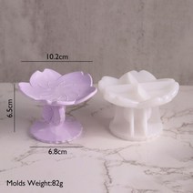 DIY 시멘트 로터스 홀더 실리콘 몰드 수제 석고 쥬얼리 스토리지 꽃 모양의 트레이 수공예품 도자기 몰드 홈 장식, 연꽃 세트 C