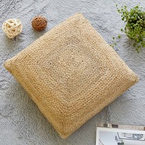 마켓비 MACOCO 핸드메이드푸프 사각 45x45 BJP05L, 단품
