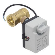 볼 밸브 전동 3 와이어 2 포인트 제어 1 위치 양방향 자동 수동 DN25 AC 220V, [01] 220V
