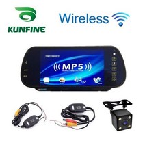 [해외] 무선 7 인치 TFT LCD 화면 자동차 후면보기 모니터 디스플레이 후면보기 역방향 카메라 자동차 TV 디스플레이에 한 자동차 MP5 플레이어, with wireless camera