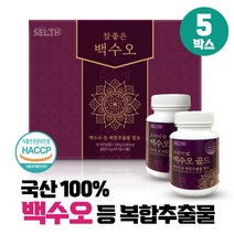 프리미엄 백수오 골드 백수오추출물 100% 국내산 백수오 사용 백수오등 복합추출물 함유, 600mg x 90정, 5박스, 2통