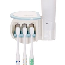 어린이 벽걸이 칫솔 세라믹 히터 건조 살균 소독기 칫솔꽂이 자외선살균기 칫솔소독기 살균기 칫솔소독 칫, 스카이