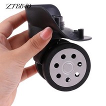 수리 바퀴 캐리어 대차 손잡이 무소음 핸드카트 여행가방 고무 수하물 휠 교체 트롤리 케이스 범용 여행 가방 부품 액세서리 2 피스