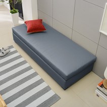 [더젠] 에나1500 인조가죽 평상형소파5(소쿠션별매), 아이보리