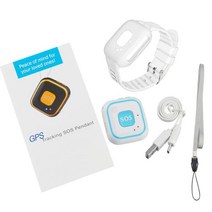 GPS추적기 미아방지 위치추적기 RF-V28 GPS 트래커 미니 로케이터 개인 실시간 추적 와이파이 LBS AGPS 양방향 전화 가을, 02 Blue no box