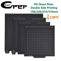 3d프린터출력 대형3d프린터 3d프린터기 양면 인쇄 pei sheet spring steel base plate 3d 프린터 부품 자기 hotbed pei for voron 3, 310x310mm