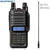 워키토키 생활 업무용 인터컴 디지털 고성능 건설현장 식당 무전기 2022 새로운 baofeng uv-9r pro 방수 ip68 cb 30-50km 장거리 uv-9r 플러스, 협력사, na-771 추가, 미국 사람
