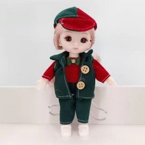 구체관절인형 마론 구관 인형 16cm bjd 귀여운 표현 정장 옷 8 포인트 변경 가능 공주 13 공동 움직일 수있는 3d 눈 장식 완구 223, 4