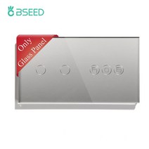 전동 블라인드 전동 모터 리모콘 무선 창문햇빛가리개 자동전기 스마트 롤러 셔터 블라인드 용 BSEED 크리, 08 2Gang Gray_01 EU 표준