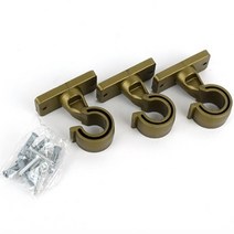 커튼브라켓 3P (색상랜덤) 인테리어 가구 브래킷 조절발 장식 주방바란스 가구부속 부속품