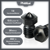 필라멘트 PHAETUS 고품질 V6 DLC 경화 강철 깍지 나노 코팅 드래곤 핫엔드 보론 2.4 프루사 i3 압출기용 1., 01 1.75 0.25mm_02 2PCS