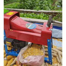 발산콩탈곡기 들깨 콩 참깨 옥수수 전기 자동 타작기, 1.5kw구리모터 이중 배럴 탈곡기 업그레이드, 1개