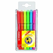 플래쉬 6색 세트 형광펜 볼펜 필기구 야광펜 암기 추천 밑줄 입학 선물, 단품, 단품