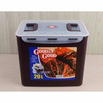 대용량 실용적인 핸디락 김치통 (20L) 김치냉장고 김치보관, 단일속성
