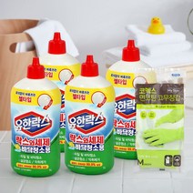 유한락스 파워젤1Lx4+후로랄500ml(증정), 4개, 1L