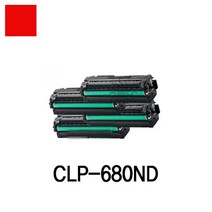 CLP 680ND 삼성 슈퍼재생토너 빨강, 단일옵션