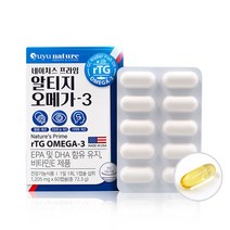 네이처스 프라임 RTG 알티지 오메가3 DHA EPA 비타민E 영양제 60캡슐, 2박스, 60개입