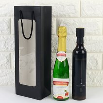 길다란 전통주 음료 쇼핑백, 색상, 화이트