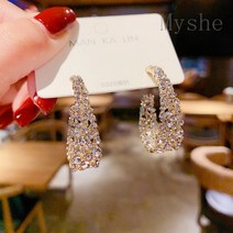 [Myshe]패션 이어링 귀걸이 예쁜 귀걸이 여성 LPL623QS06