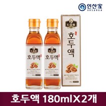 [인산 호두액 180ml X2병] 국산 생 호두 3회법제로 진한 맛과 향 오일, 선택안함, 인산가 호두액 180ml X2병