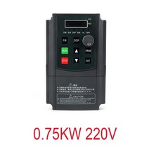 2.2kw 220v vfd 인버터 3kw 4kw 5.5kw 7.5kw 주파수 인버터 변환기 1p 입력 3p 출력 220v cnc 스핀들 모터 속도 콘, 0.75kw yl620