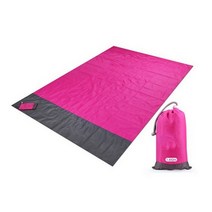 방수 비치 캠핑 매트 200x210cm 휴대용 야외 경량 피크닉 매트 비치 Naturehike 담요 하이킹 캠핑 장비, 분홍색