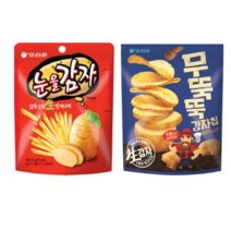 오리온 무뚝뚝감자칩 60g x 6p + 눈을감자 56g x 6p, 40세트
