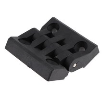 Ursmart 64x64mm 4 개의 카운터 싱크 홀 조정 가능한 토크 위치 제어 힌지 블랙, 아크릴로 니트릴 부타디엔 스티렌 플라스틱