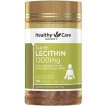 헬시케어 수퍼 레시틴 1200mg 캡슐, 100정, 4개