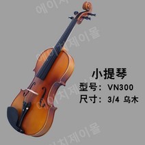 MOZA 전문 테스트 학년 단단한 나무 수제 바이올린 어린이 초보자 놀이 테스트 학년 바이올린 비올라