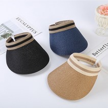 라탄 밀짚모자 썬캡 아동성인 커플 1+1 [2P]