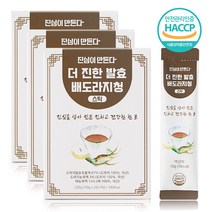 진심이만든다 더진한 발효 배도라지청 스틱 10g x 20포/1박스, 3박스(60포)