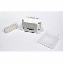 대각형모듈 대각형모듈러잭(CAT.5E) SJ, 백색셔터