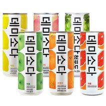 동아오츠카 데미소다 애플 피치 자몽 청포도 오렌지 레몬 250ml 30캔 중 택1, 청포도 30캔