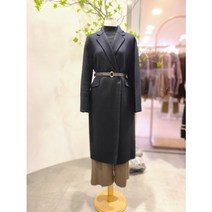 코인코즈 카라 벨트 모직 코트