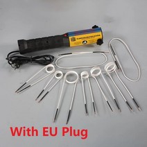 미니 인덕션 1구 캠핑 원룸 히터 1000W 110V/220V 무불꽃 전자기 자동 볼트 리무버용 코일 키트 8 개 포함, EU PLUG