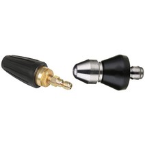압력 와셔 터보 노즐 배출 용 3000 Psi 압력 와셔 하수구 노즐 1/4 인치 5000 Psi, 01 보라색