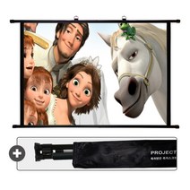 클래식뷰 특허받은 족자스크린 4:3/16:9 호환 가방포함 40형/60형/80형/100형/120형/울트라매트원단/캠핑용/차박용/이동형 빔스크린, 60인치 스크린