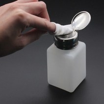 아세톤 클렌징 펌프공병 메이크업 오일 소분용기 네일공병 휴대용 화장대 디스펜서, 200ml